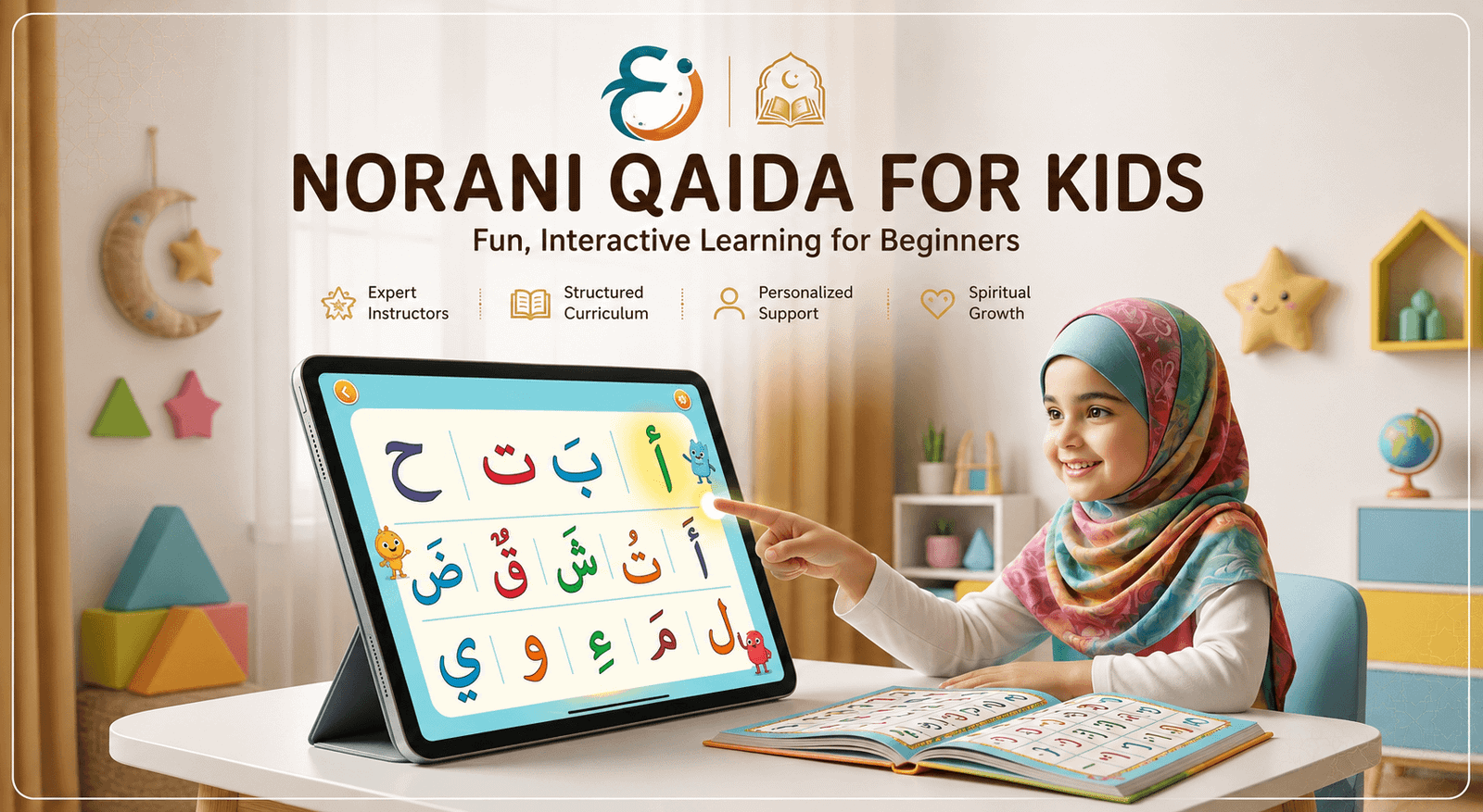 Norani Qaida course for Beginners by ejlals islamic horizon
